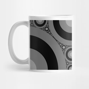 Black and White Bubbles Mug